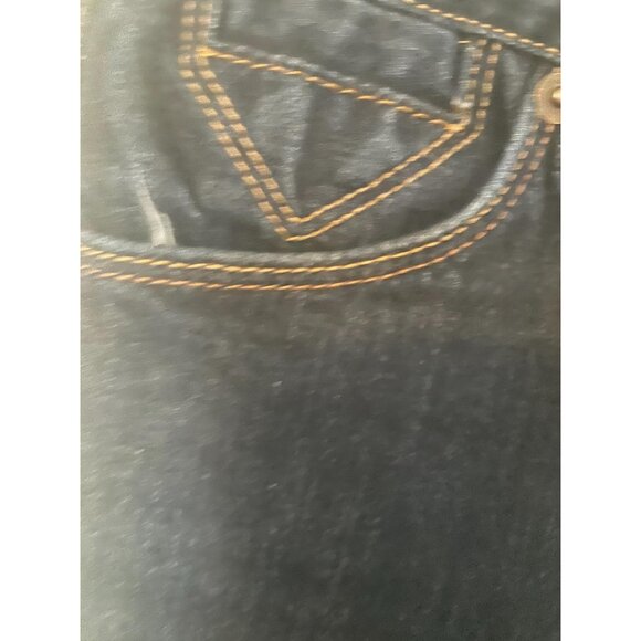 Armani Exchange Dark Wash Flared Denim Jeans Womens 2 - Picture 2 of 8
